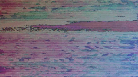 Mixed-colored error data neon cyberpunk shimmering background. Stockbeeldmateriaal 147958299