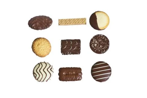 Mixed cookies Stock Photos