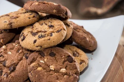Mixed cookies Stock Photos