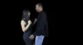 Mixed couple dances getting to know each other - pre-keyed with alpha channel HD Footage