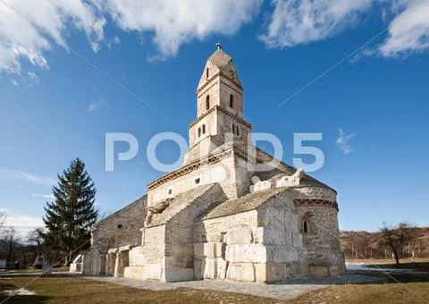 Mixed Cultures Church Built On Top Of An Old Temple Stock Photos