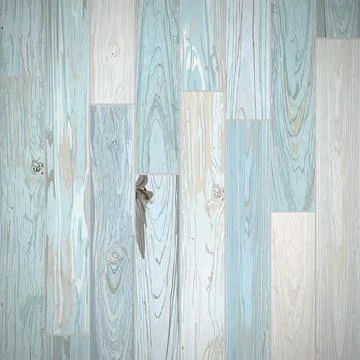 Mixed cut timber panels turquoise blue colores distressed weathered graphic.. Stock Illustration