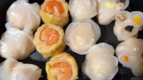 Mixed Dim Sum 스톡 동영상 295569901