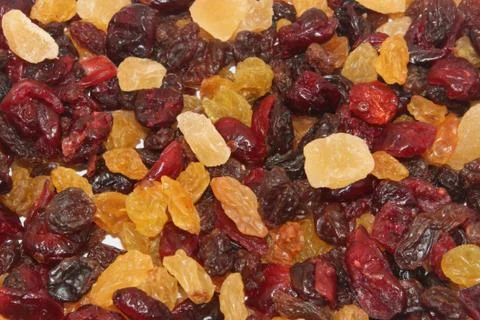 Mixed dried fruit. Stock Photos
