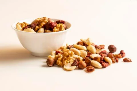 Mixed dried fruit Stock Photos