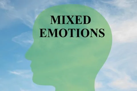 Mixed Emotions - mental concept Illustration