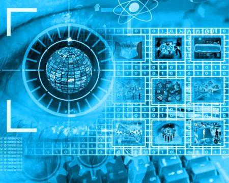 Mixed eye Illustrazione stock