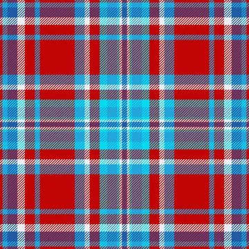 Mixed fabric tartan pattern, backdrop texture check seamless. Ribbon vector.. Illustrazione stock
