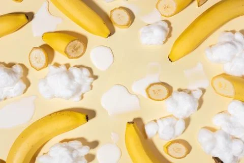 Mixed Flavor Flat Lay Props for Product Branding Stock Photos