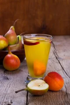 Mixed fresh juice Stock Photos