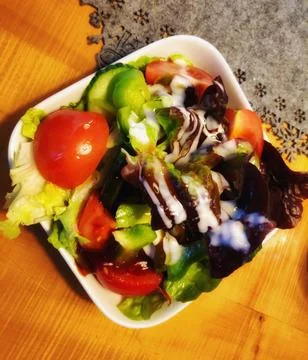 Mixed Fresh Salad 库存照片