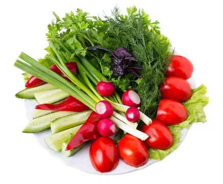 Mixed fresh vegetables. Stock Photos