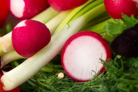 Mixed fresh vegetables. Stock Photos