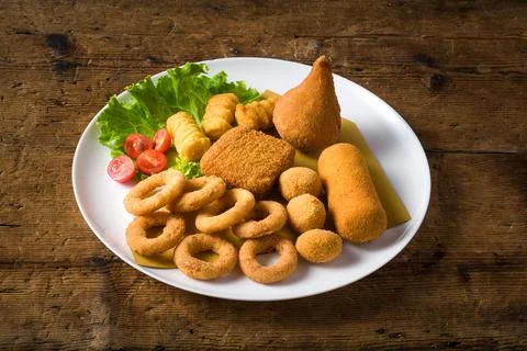 Mixed fried dish 写真素材