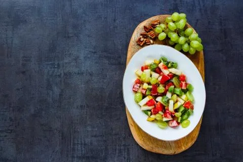 Mixed fruit salad Stock Photos