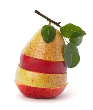 Mixed fruit slices Stock Photos