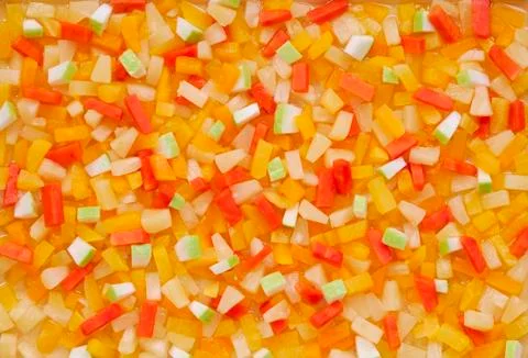 Mixed fruit slices Stock Photos