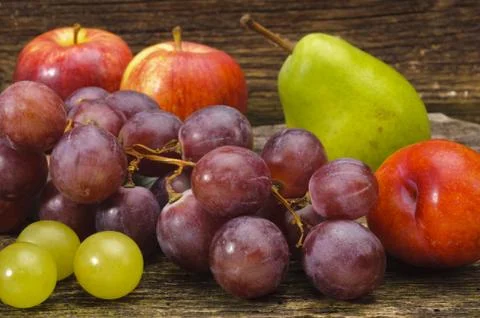 Mixed fruits Stock Photos