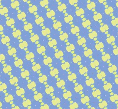 Mixed geometric design detail pattern texture with icy blue, light canary, .. Stock Illustration