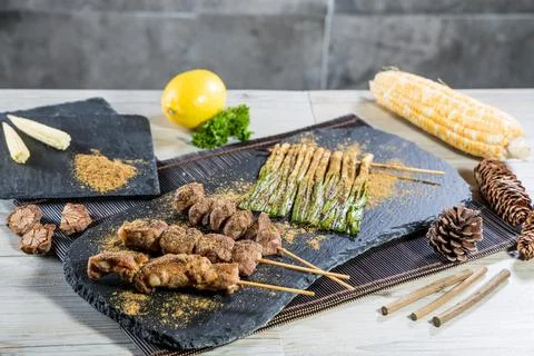 Mixed Grilled Assortment Foto stock