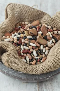 Mixed legumes Stock Photos