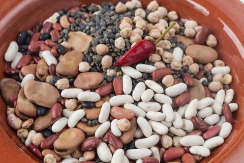 Mixed legumes Foto stock