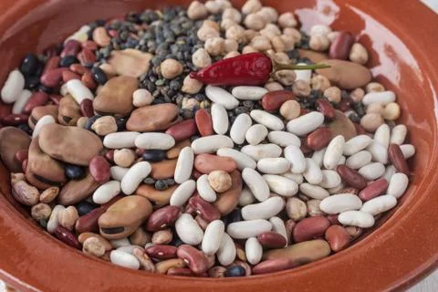 Mixed legumes Foto stock