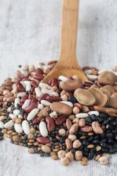 Mixed legumes Stock Photos