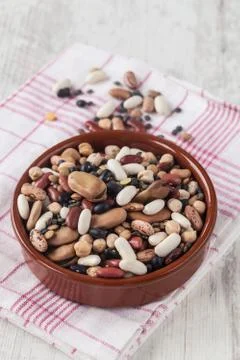 Mixed legumes Stock Photos