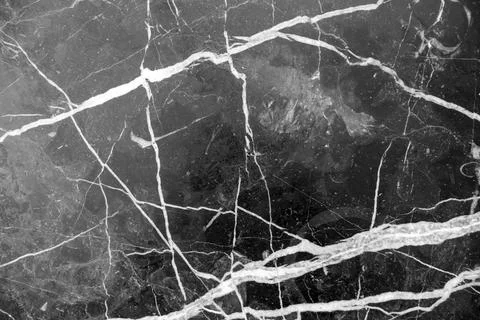 Mixed marble surface, black and gray marble as texture or background Stock Photos