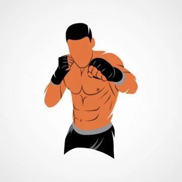 Mixed Martial Art Illustrazione stock