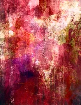 Mixed media artwork Illustrazione stock