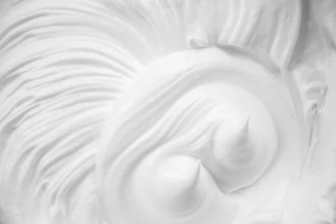 Mixed merengue cream, selective focus close up, full frame backdrop Stock Photos