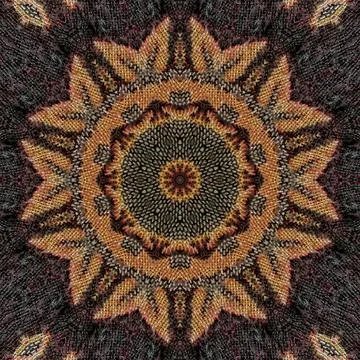 Mixed motifs design made with different embroidery, batik and tie dye patterns Stock Illustration
