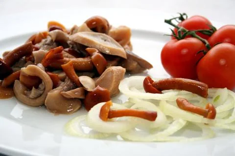Mixed mushrooms Foto stock