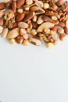 Mixed nuts in a bowl Stock-Fotos