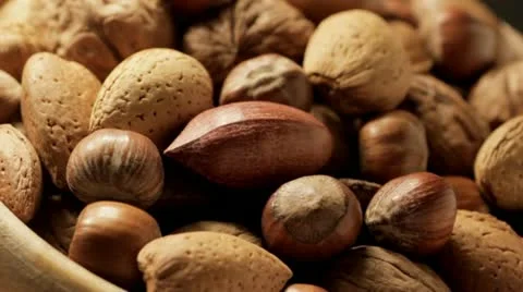 Mixed nuts Stock Footage 10863797