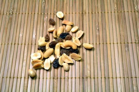 Mixed nuts to nibble Stock Photos