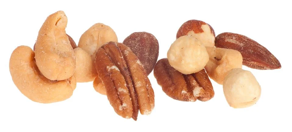 Mixed nuts Stock Photos