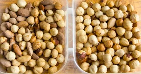 Mixed Nuts Foto stock