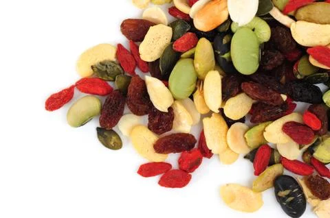 Mixed nuts Stock Photos