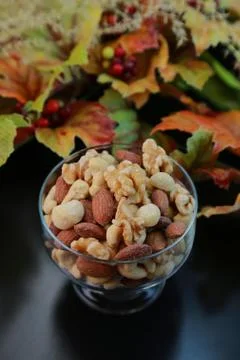 Mixed nuts Stock Photos