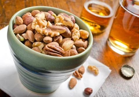 Mixed nuts Foto stock