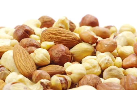Mixed nuts Stock-Fotos