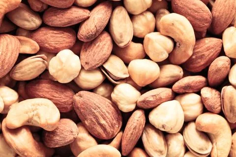 Mixed nuts Foto stock