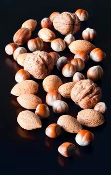 Mixed nuts Foto stock