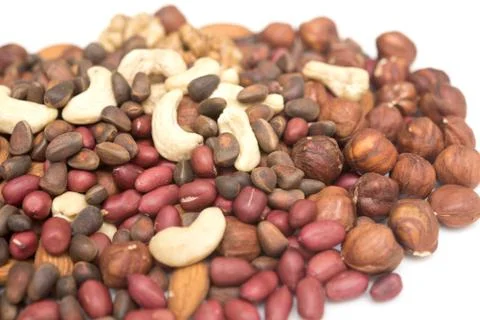 Mixed nuts Stock Photos