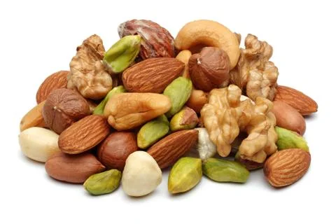 Mixed nuts Stock Photos