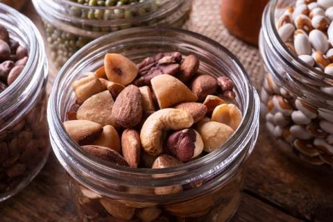 Mixed Nuts Stock Photos