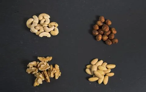 Mixed nuts Stock Photos
